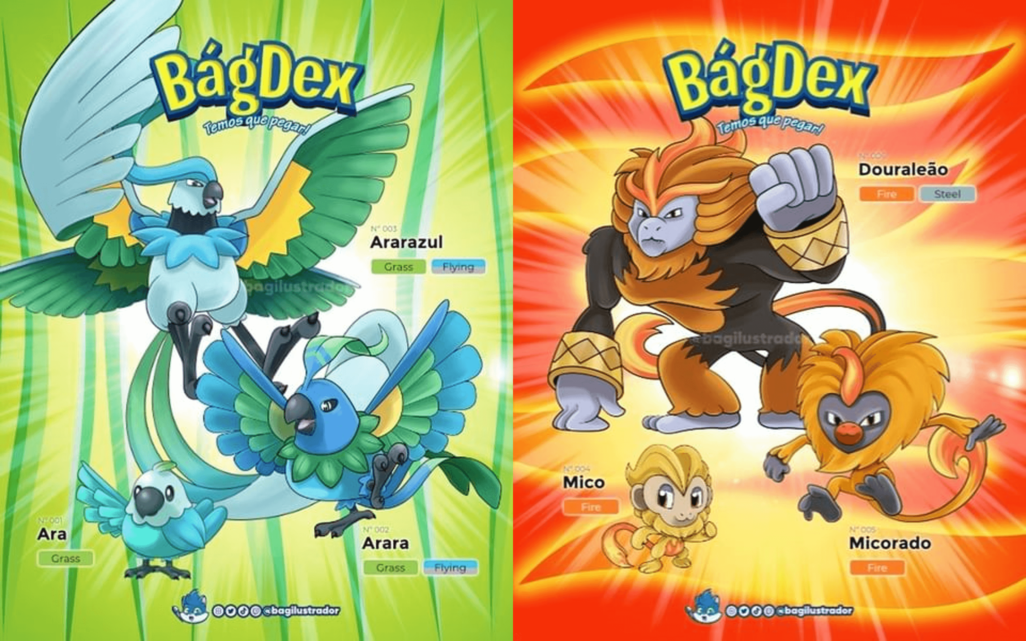 Animais no Mundo Pokémon ~ PMD, Acervo de Imagens de Digimon e Pokémon