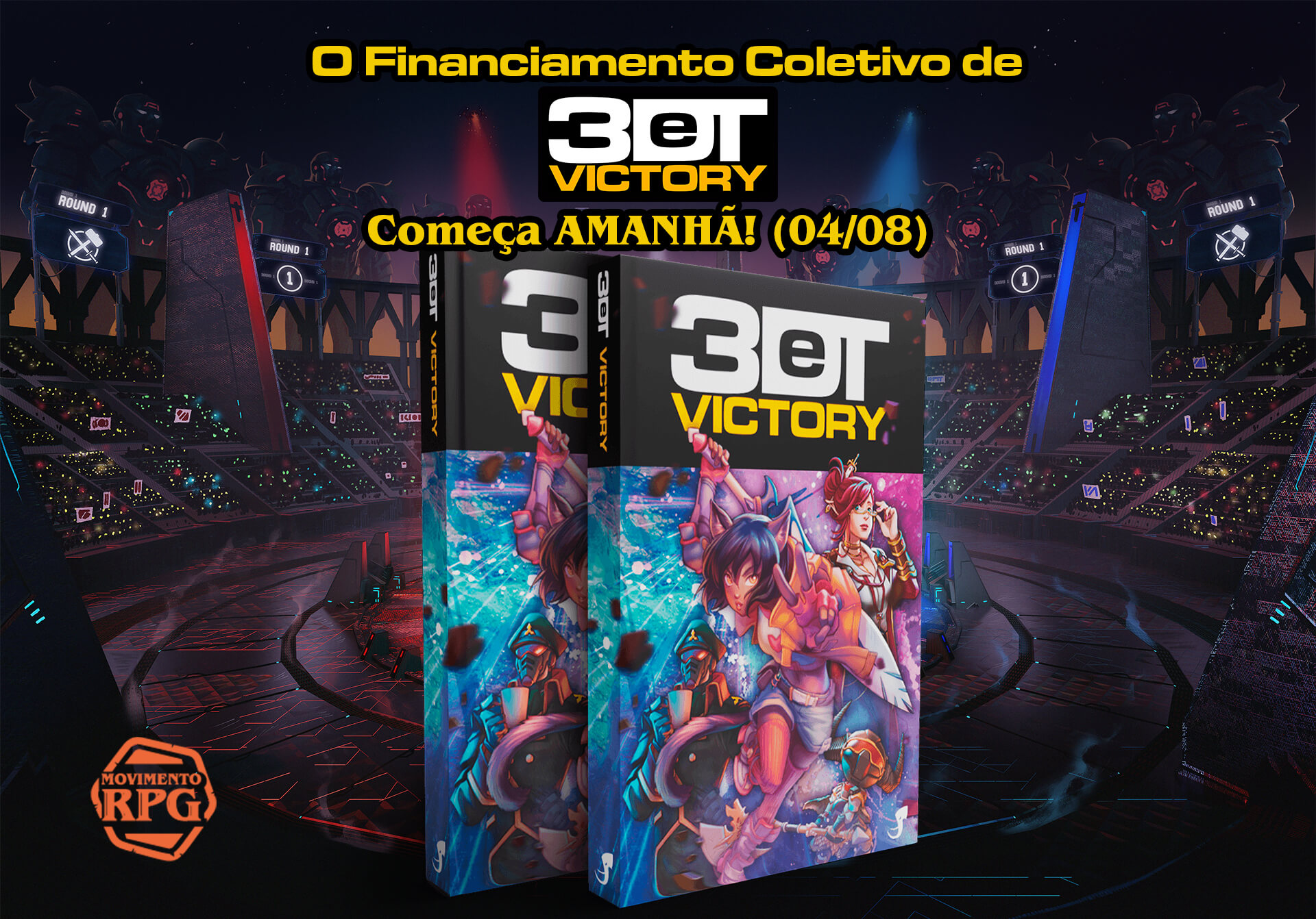 O Financiamento Coletivo de 3DeT Victory começa amanhã! (04/08) – 3DeT Victory