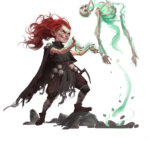 Personagem - Legado Pequenino - trilha necromante - Arte por Rebirth Studio