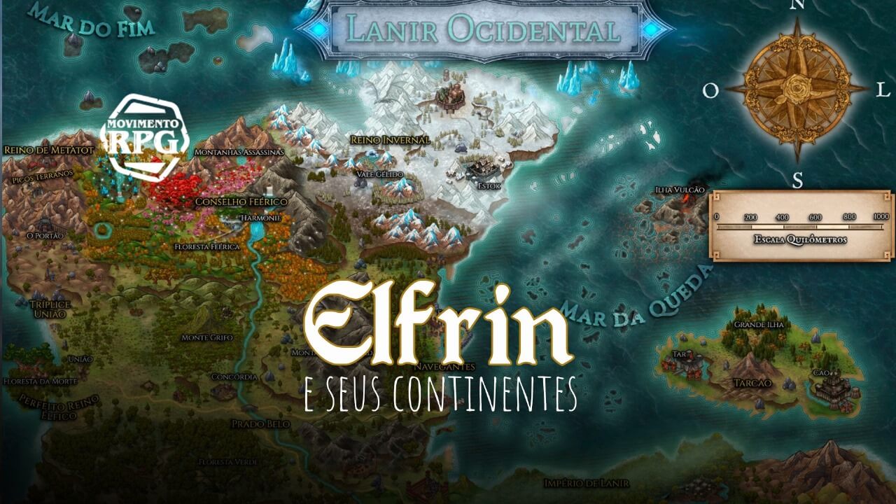 Projeto Elfrin – Continentes