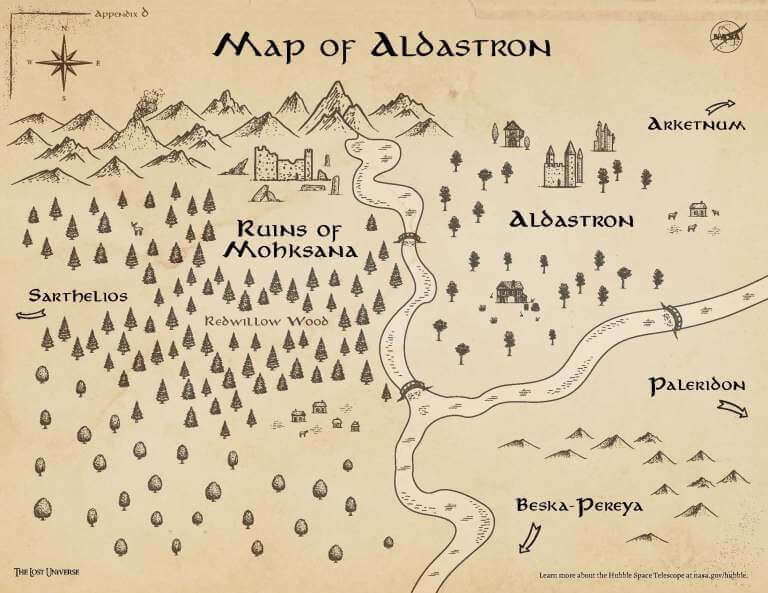 Mapa de Aldastron