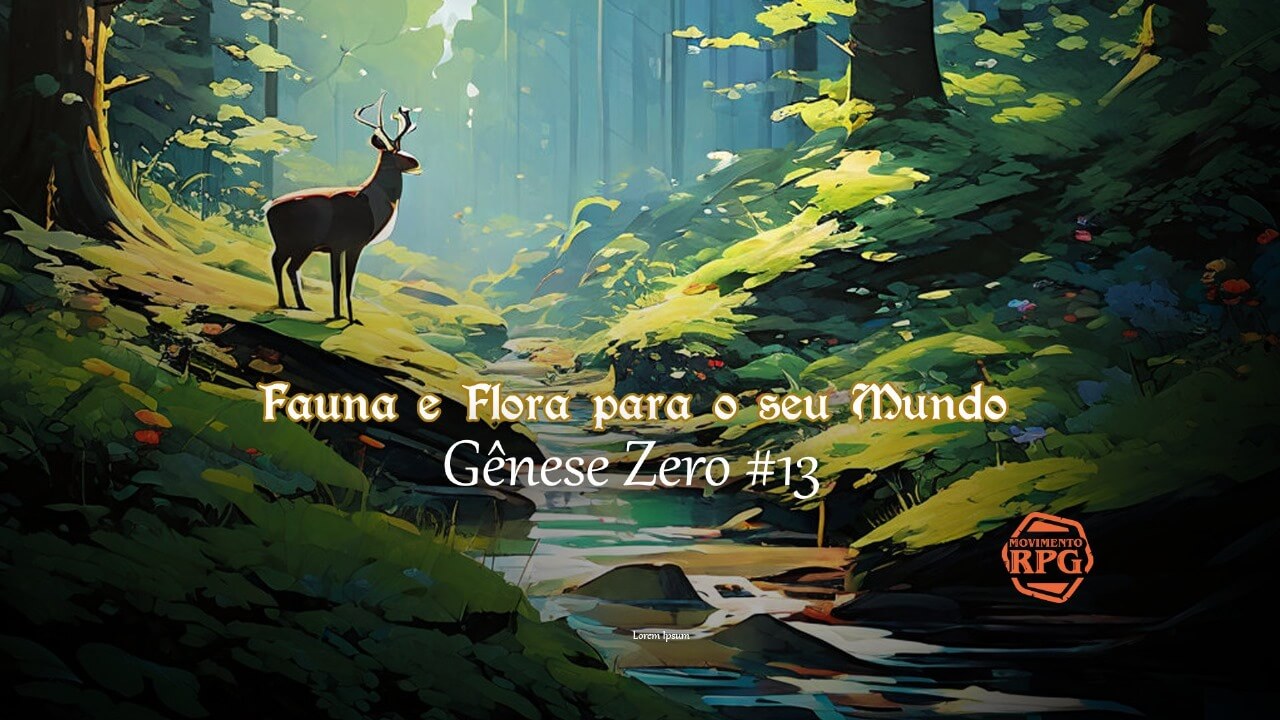 Fauna e Flora para o seu Mundo – Gênese Zero #13