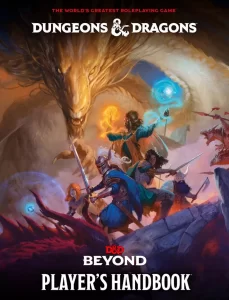 Novo livro do Jogador de Dungeons $ Dragons, o Player's Handbook 2024 de D&D