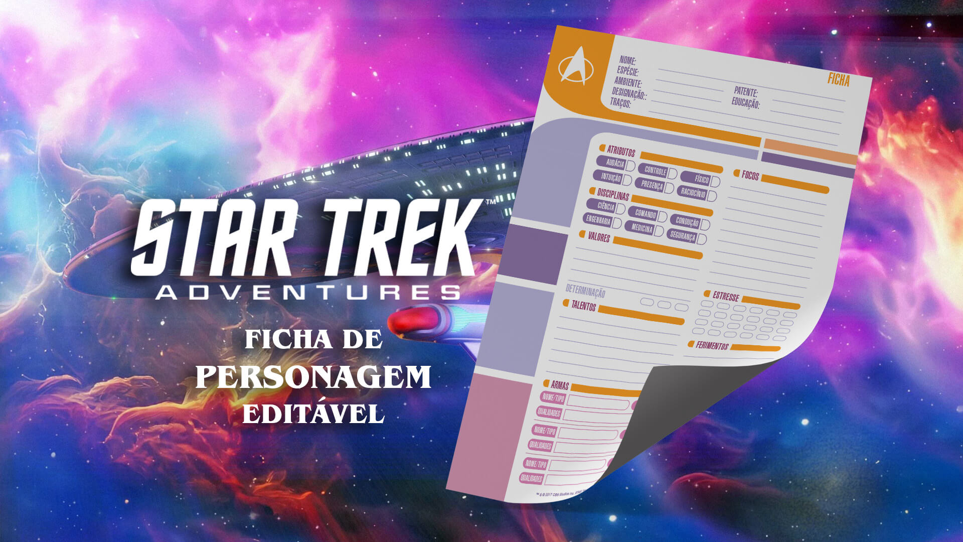 Ficha Star Trek Aventuras Editável
