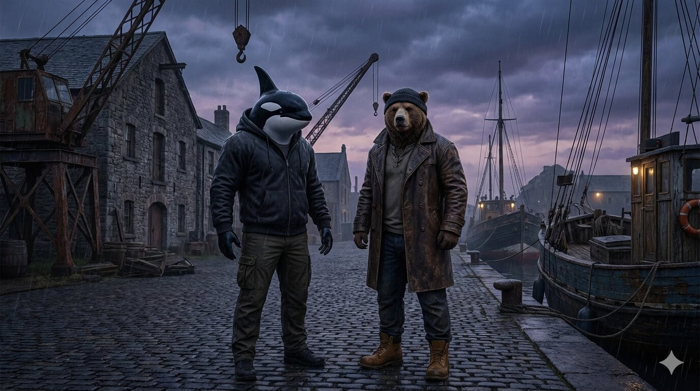 Homens-urso e homens-orca em O Reino